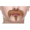 Zappa mustache and beard for Kids, chestnut 