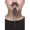 Napoleon III Imperial mustache and beard for Kids, salt and pepper