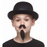 Napoleon III Imperial mustache and beard for Kids, black