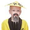 Shaolin mustache and beard for Kids, salt and pepper