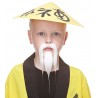 Shaolin mustache and beard for Kids, white Color