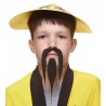 Shaolin mustache and beard for Kids, black 
