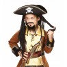 Pirate mustache and beard for Kids, black 