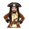 Pirate mustache and beard for Kids, black 