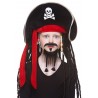 Pirate mustache and beard for Kids, black 