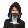 Ducktail mustache and beard for Kids, salt and pepper