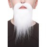 Ducktail mustache and beard for Kids, white 