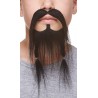 Pirate mustache and beard for Kids, black