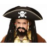 Pirate mustache and beard for Kids, black