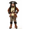 Pirate mustache and beard for Kids, black