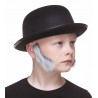 Sideburns for Kids, gray and white