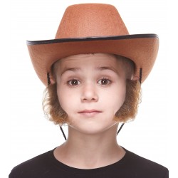 Sideburns for Kids,brown 