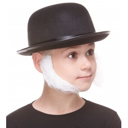 Sideburns for Kids, white