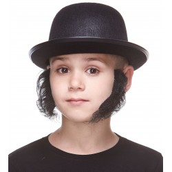 Sideburns for Kids, black 