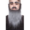 Medieval King mustache, beard and eyebrows for Kids, salt and pepper