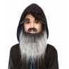 Medieval King mustache, beard and eyebrows for Kids, salt and pepper