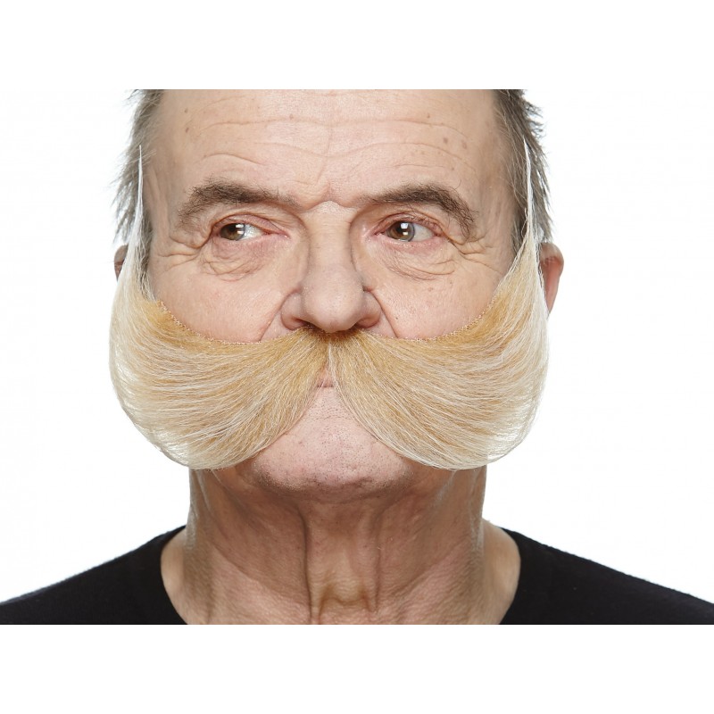 Fishermans  mustache, blond 