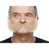 Fishermans  mustache, blond 
