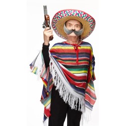 Fishermans  mustache, salt and pepper