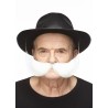 Fishermans  mustache, white