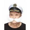 Fishermans  mustache, white