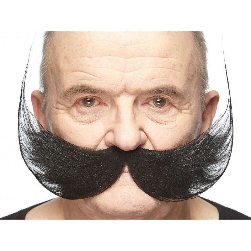 Fishermans  mustache, black 