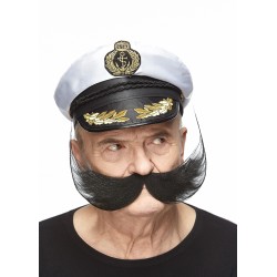 Fishermans  mustache, black 