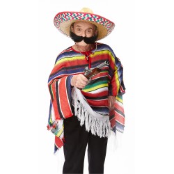 Fishermans  mustache, black 