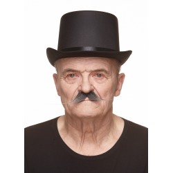 Mustache, sald and pepper