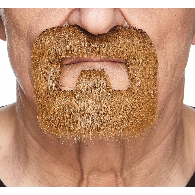 Inmate mustache and beard, ginger