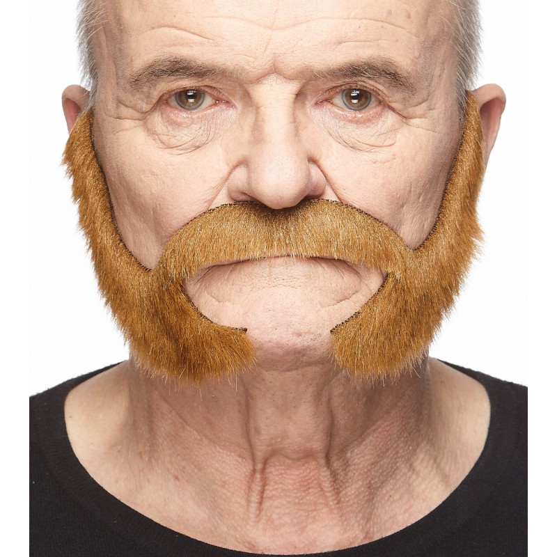 Pedal to The Metal mustache and beard, chestnut