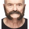 Pedal to The Metal mustache and beard, brown