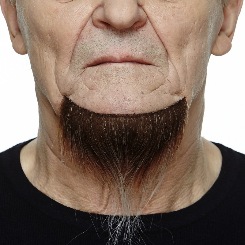 Beard, brown and gray