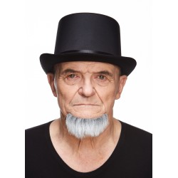 Beard, gray and white