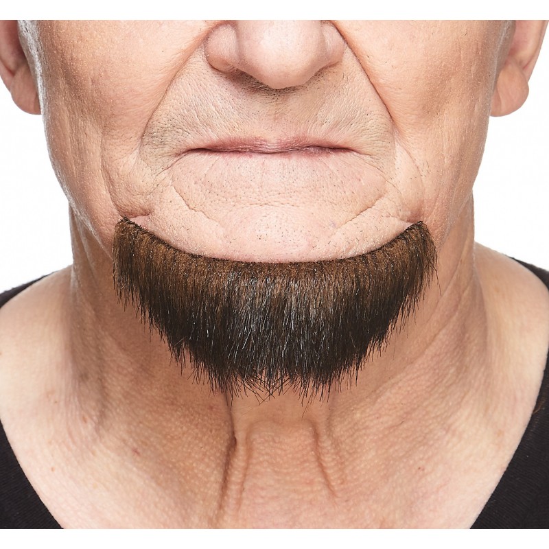 Beard, brown with gray