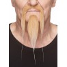 Mustache and beard, blond