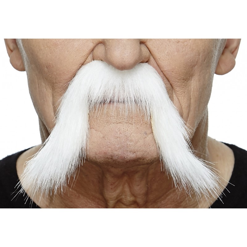 Mustache, white