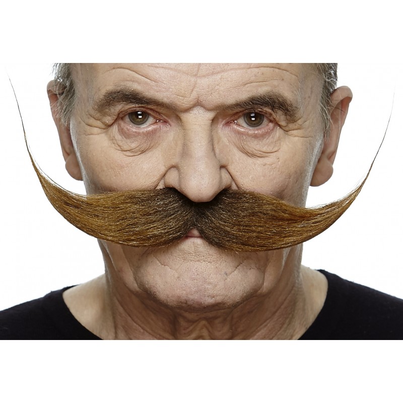 Large Dali mustache, brown