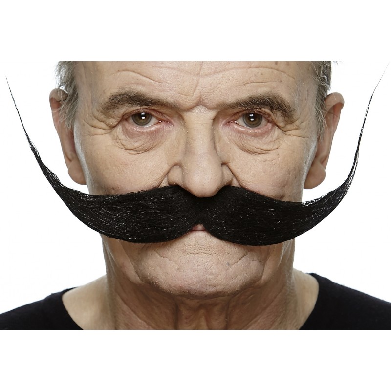 Large Dali mustache, black 