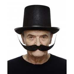 Large Dali mustache, black 