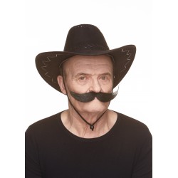 Large Dali mustache, black 