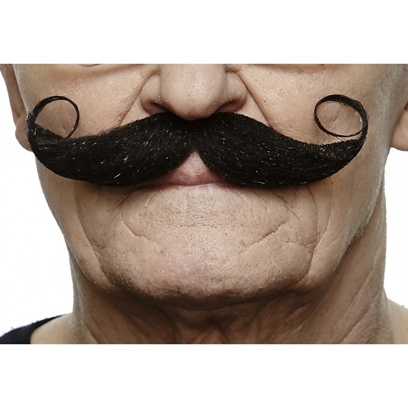 Maestro mustache, black