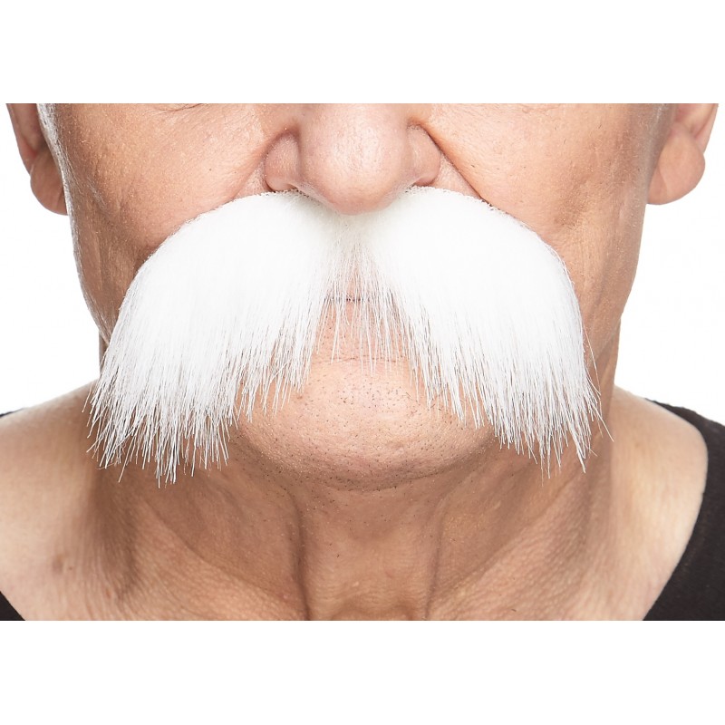 Walrus mustache, white