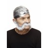 Mustache, gray and white