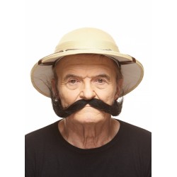 Hillbilly mustache, black