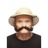 Hillbilly mustache, black