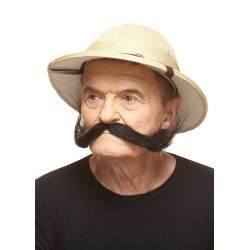 Hillbilly mustache, black