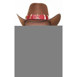 Mustache and beard, brown