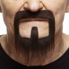 Mustache and beard, chestnut