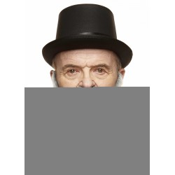 Old Merchant mustache and beard, gray and white